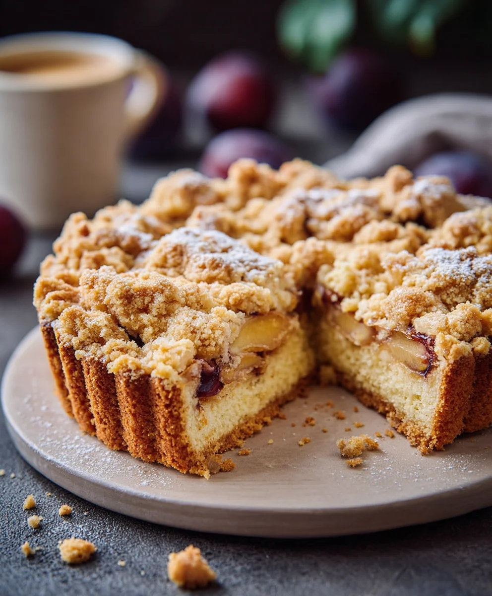 Klassischer Zwetschgenkuchen Streusel: Genuss pur!