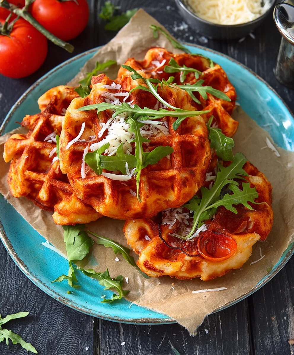 Pizzawaffeln Rezept: Schnell & Lecker!