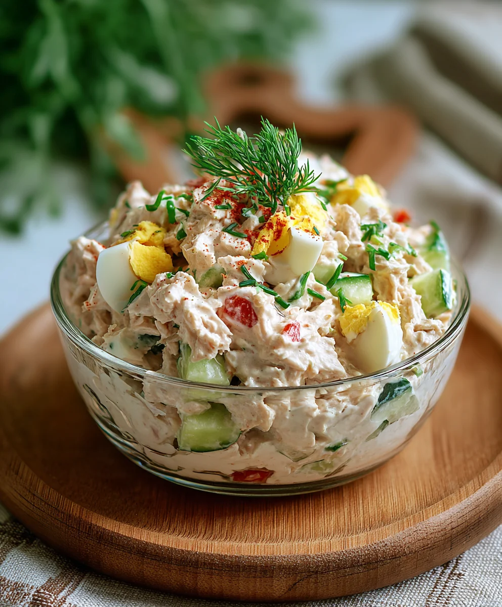 Thunfischsalat mit Ei: Joghurt-Genuss leicht gemacht