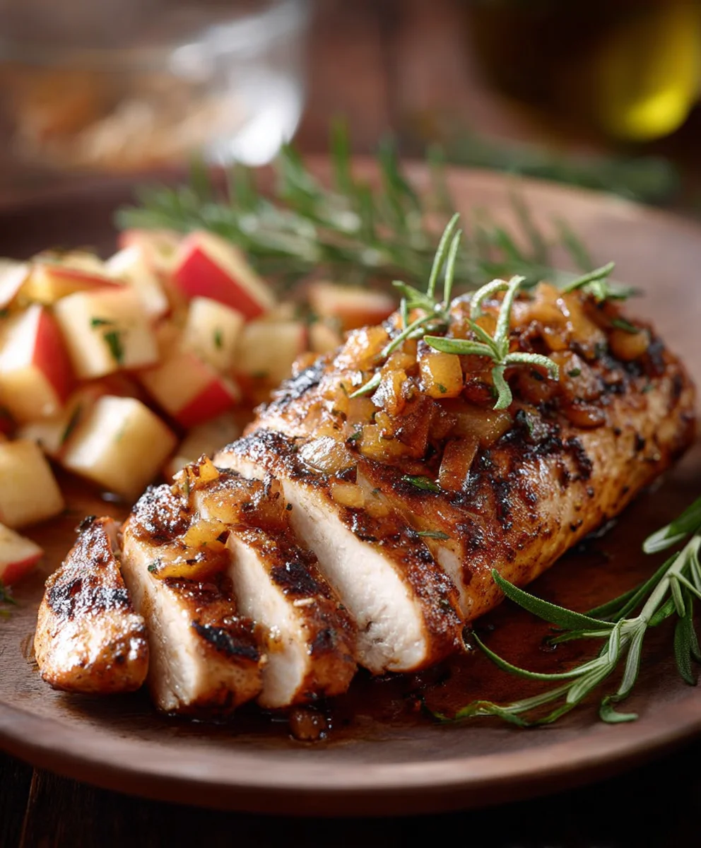 Zimt-Rinderschitzel mit Apfelchutney