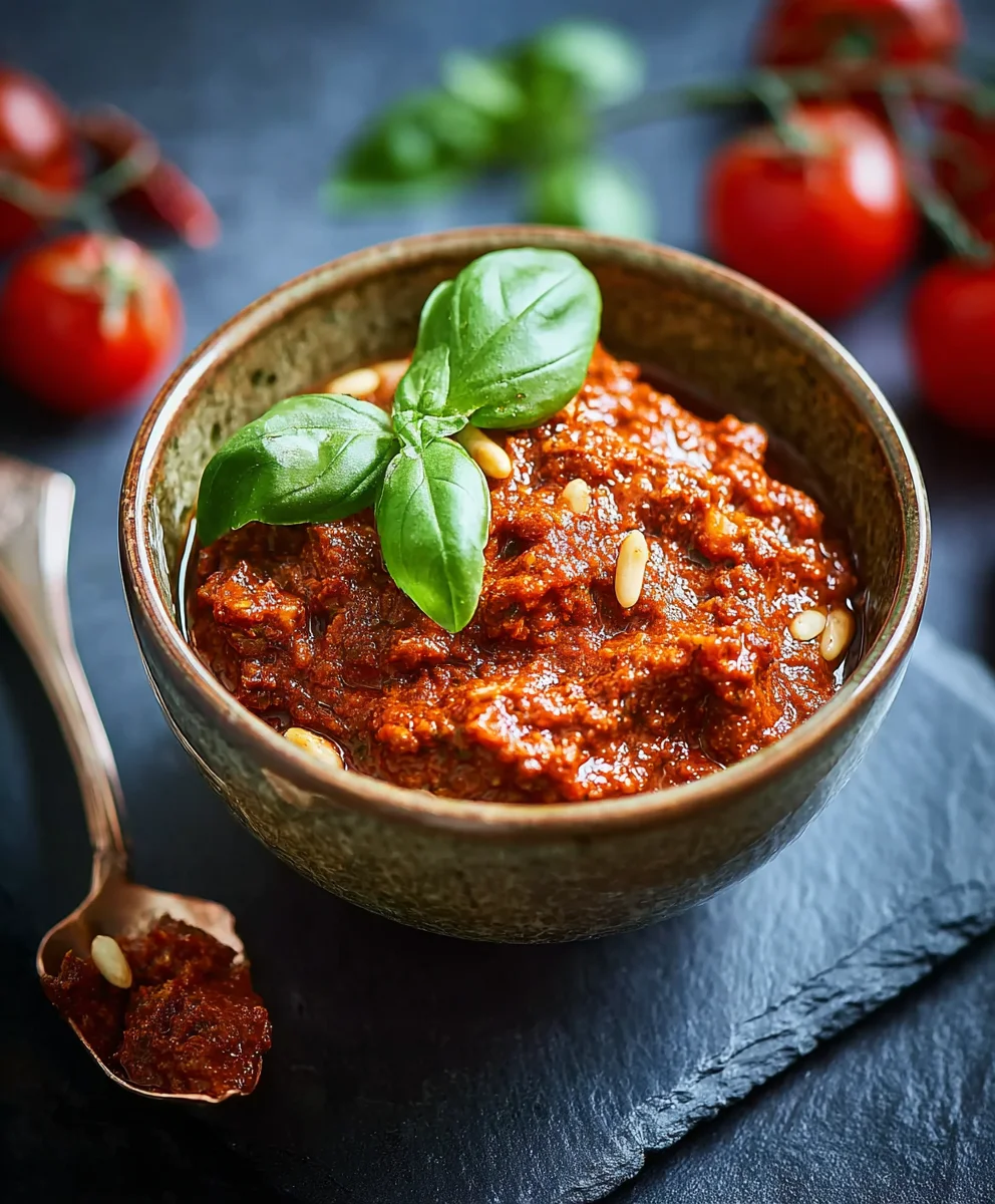 Pesto Rosso: Pinienkerne, Tomaten & mehr – Italienische Gaumenfreude