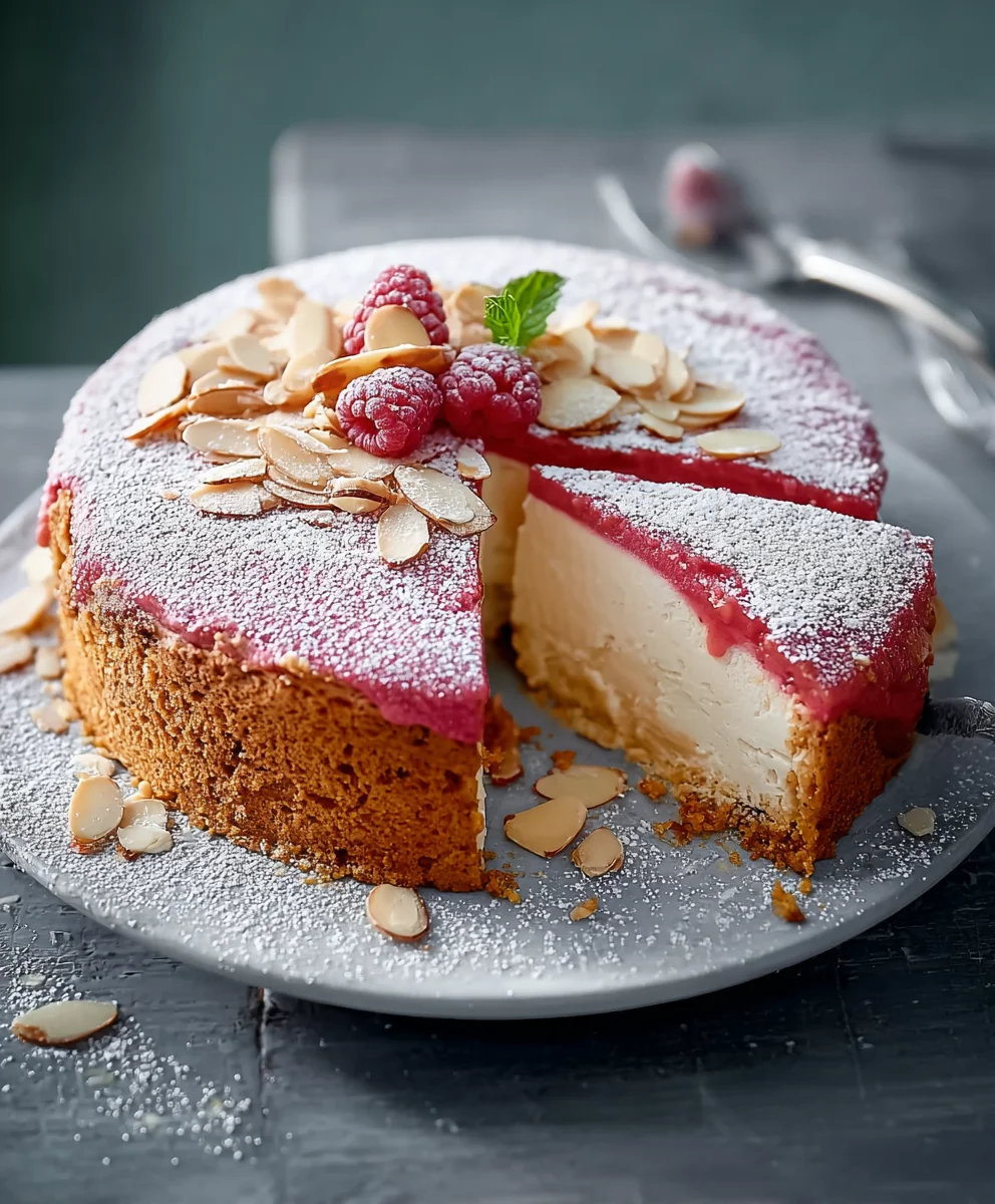 Himbeer Non-alcoholic beersorbet Amaretti Torte Genuss