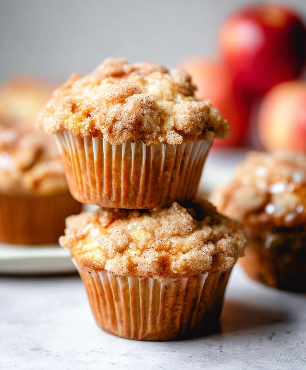 Einfache Apfel-Crumble Muffins: Schnell & Lecker!
