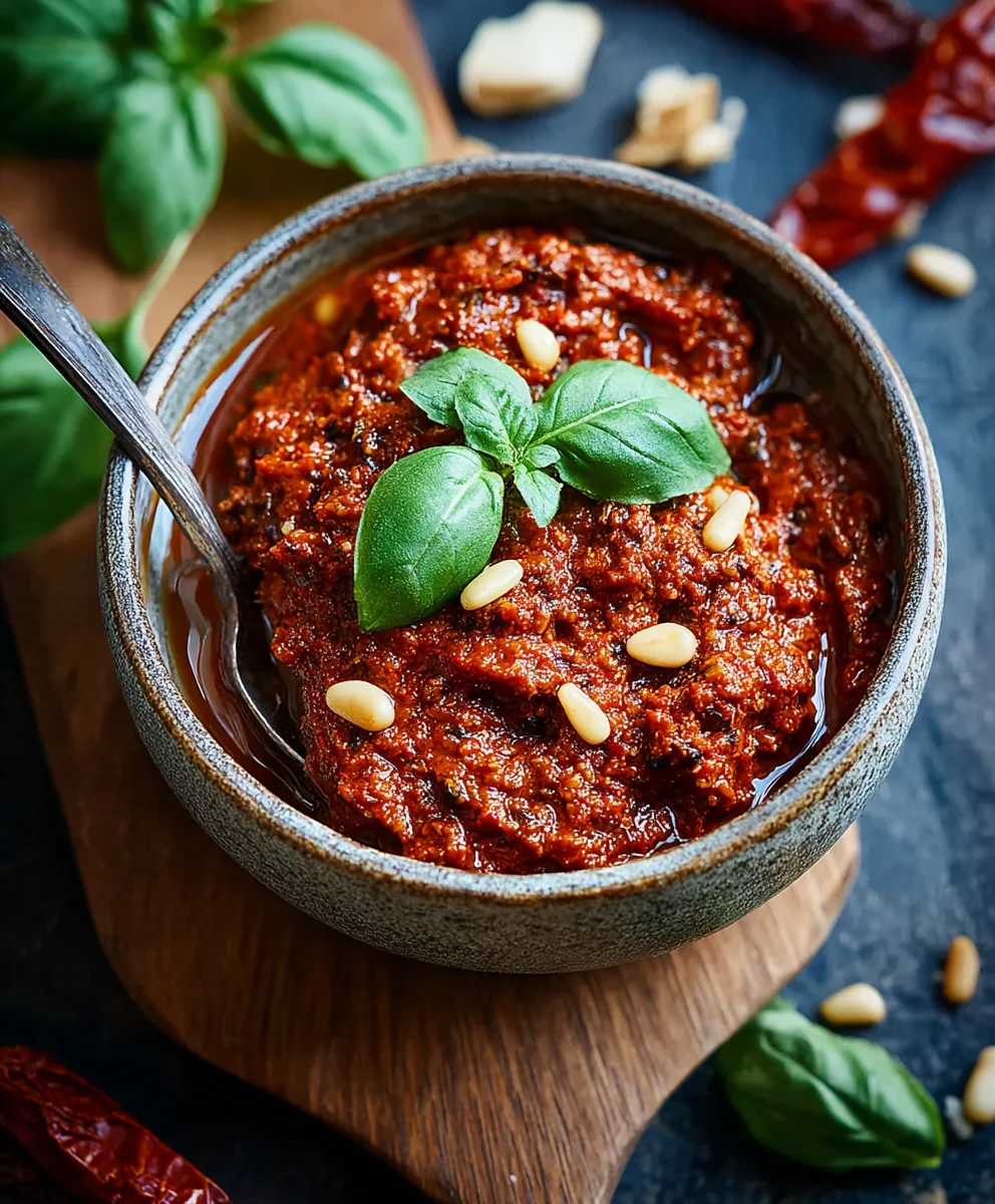 Pesto Rosso: Pinienkerne, Tomaten & mehr – Italienische Gaumenfreude