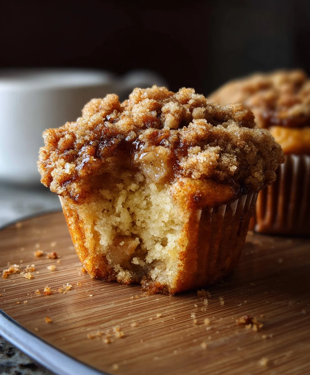 Saftige Apfel-Zimt-Streusel-Muffins backen