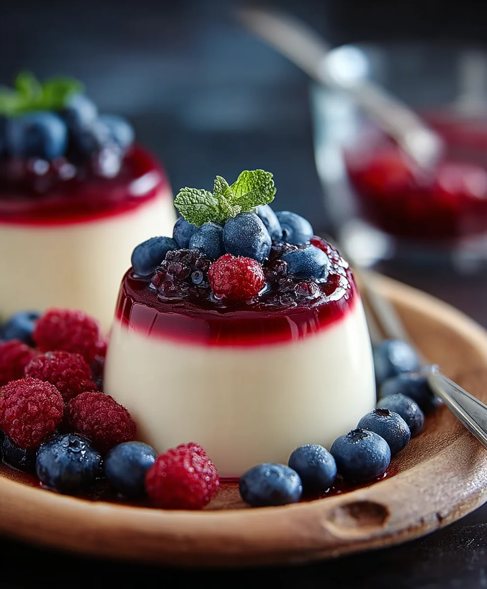 Panna Cotta mit Beeren (ohne Alkohol) – Einfach & Lecker