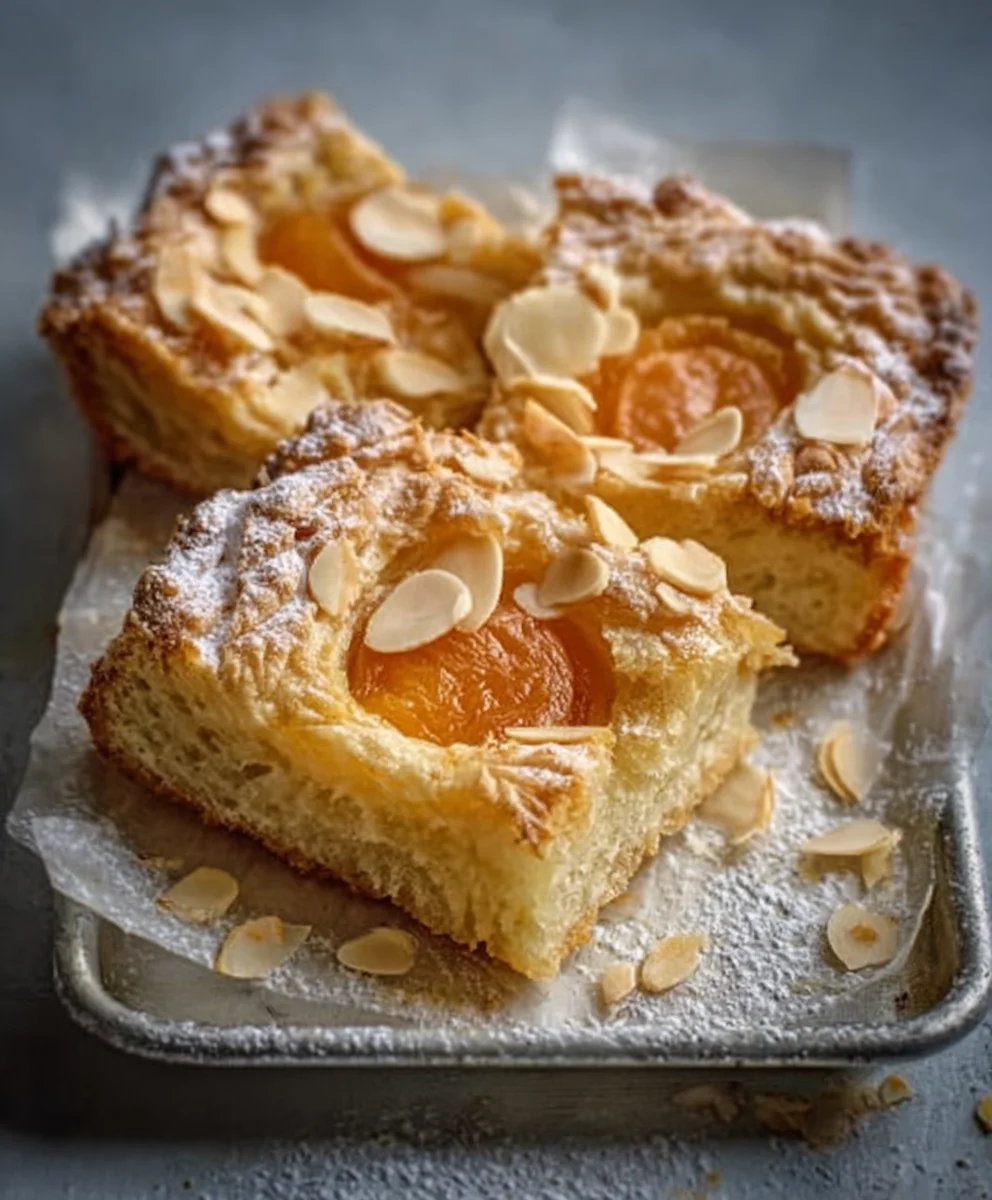 Aprikosen Mandel Plunder: Knuspriger Genuss aus Blätterteig