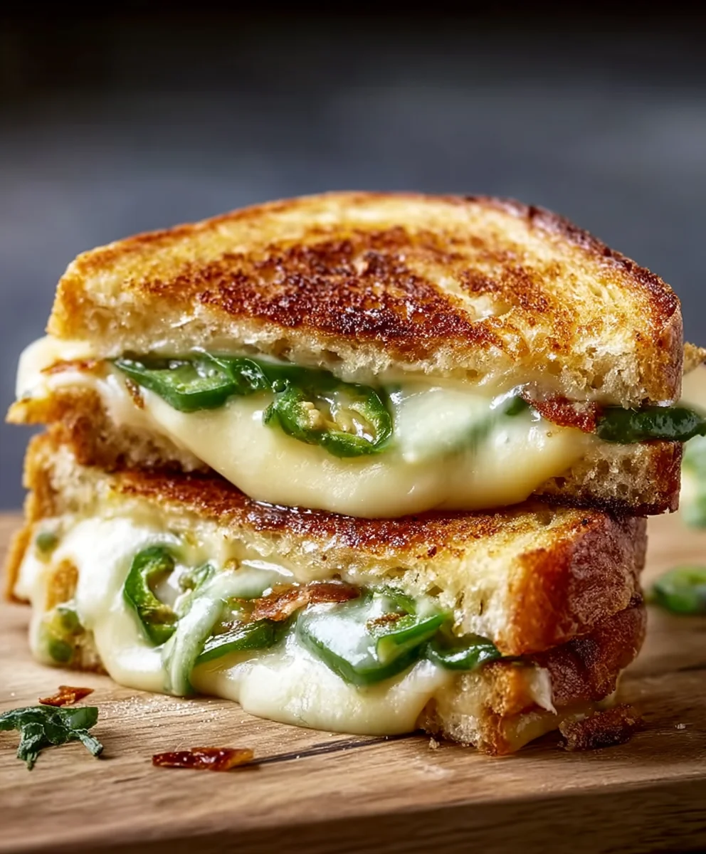 Würziges Jalapeño-Käse-Sandwich: Einfaches Rezept