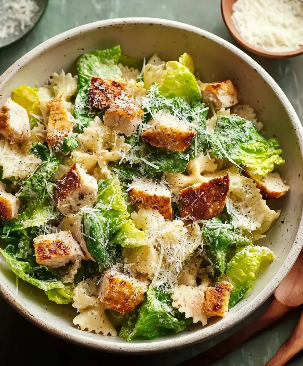 Caesar Nudel-Salat: Cremig & Einfach