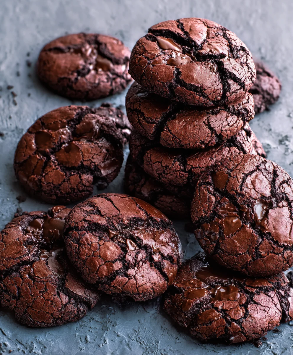 20-Minuten Fudgy Schoko-Brownie-Kekse