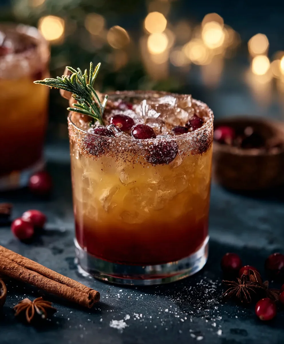 Gewürzte Weihnachts-Margarita: Festlich & Alkoholfrei