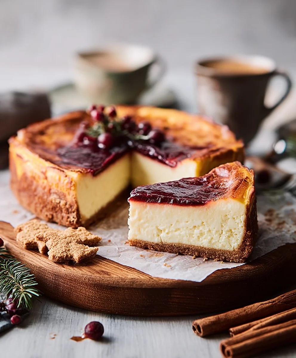 Glühwein-Käsekuchen: Spekulatius-Genuss (non-alkohol)