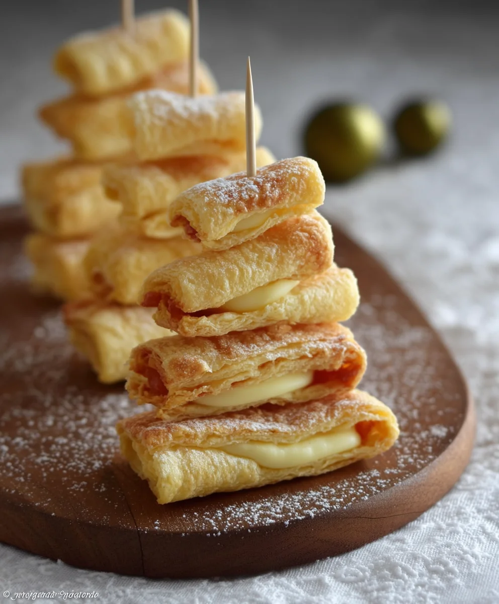 Blätterteig-Tannenbaum: Einfaches Rezept (Segnaposto)