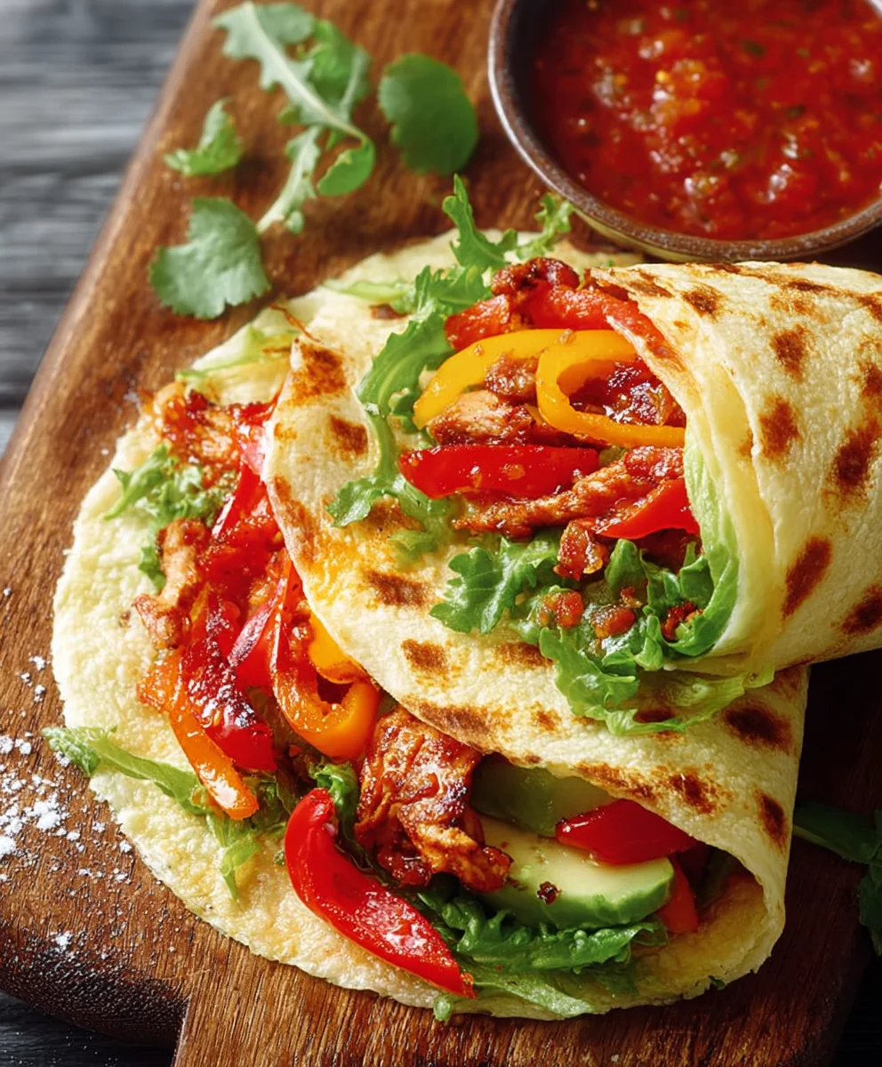 Grill-Peperoni Open Wrap: Einfach & Lecker