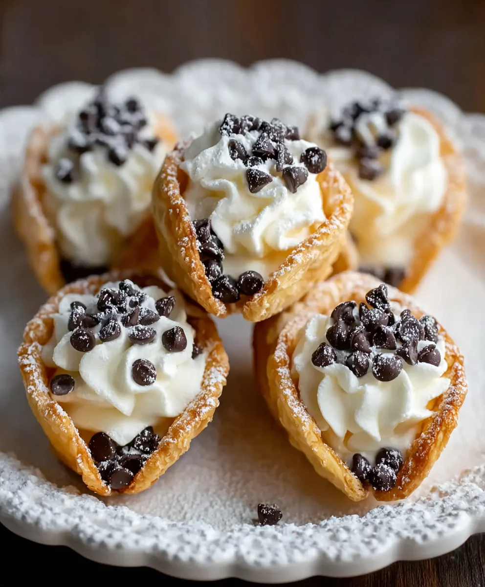 Cannoli-Häppchen: Schnelles & Süßes Dessert-Rezept
