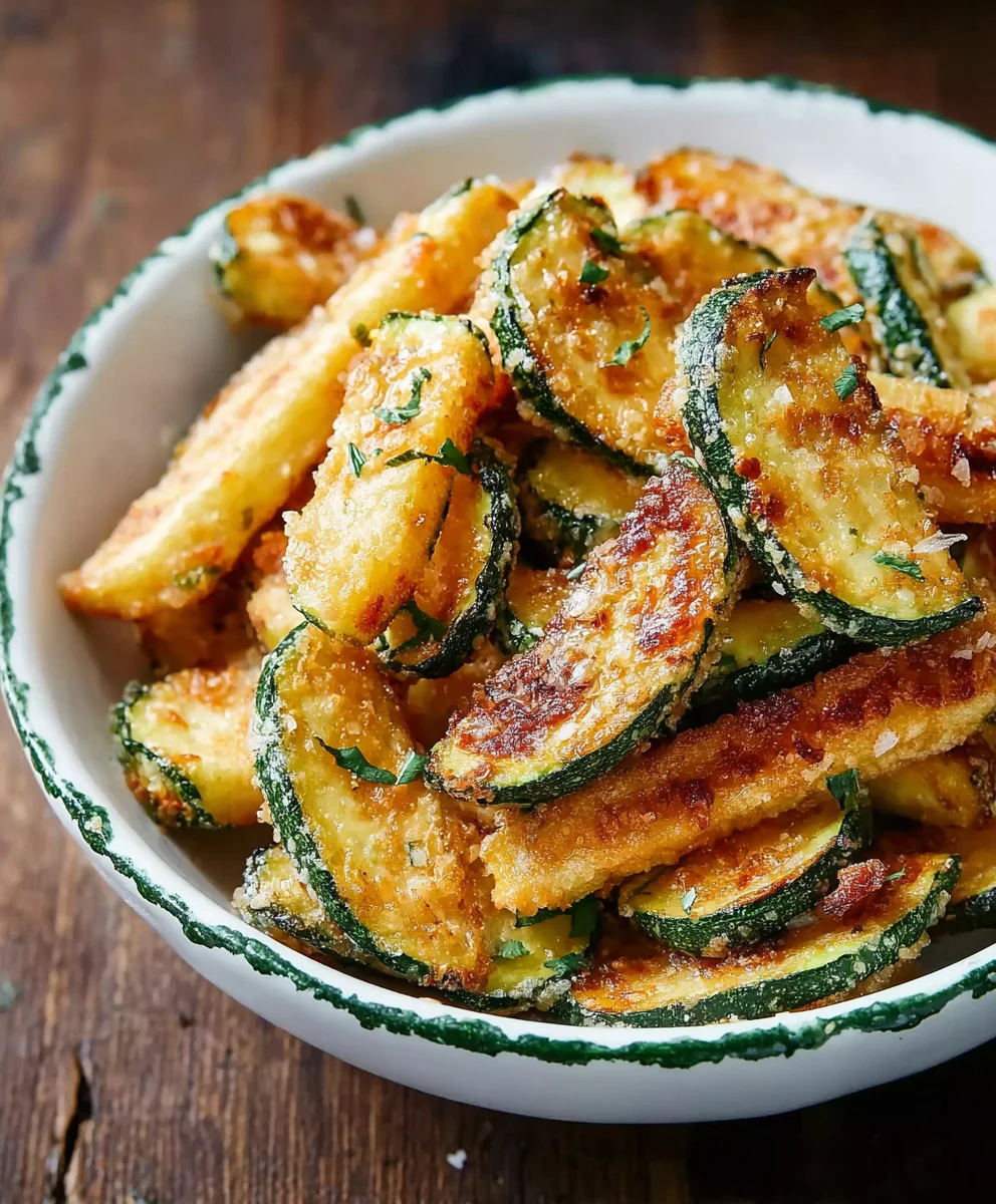 Knusprige Zucchini-Pommes: Einfaches & Gesundes Rezept