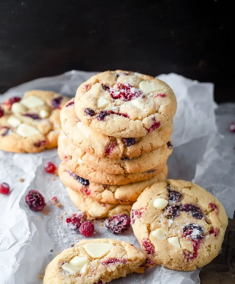 Non-Alc Non-Alcoholic Beeren-Cookies mit weißer Schokolade | Einfach lecker!