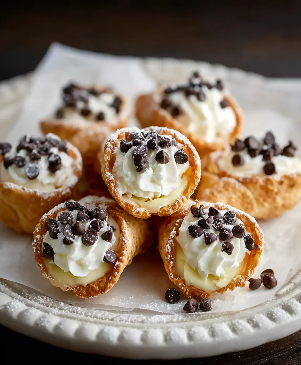 Cannoli-Häppchen: Schnelles & Süßes Dessert-Rezept