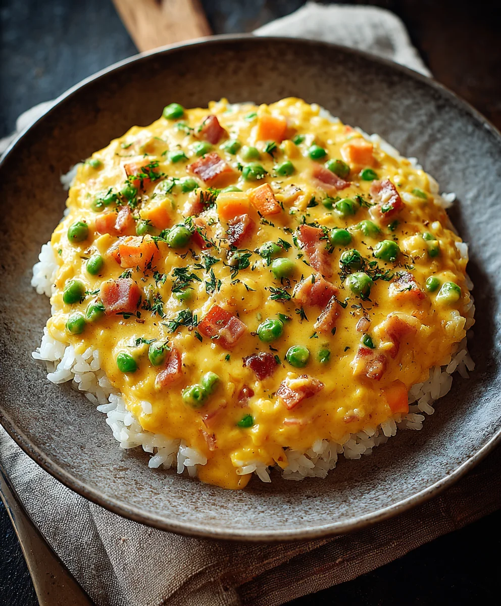 Reis mit Gemüse-Frischkäse-Sauce: Cremig & Lecker