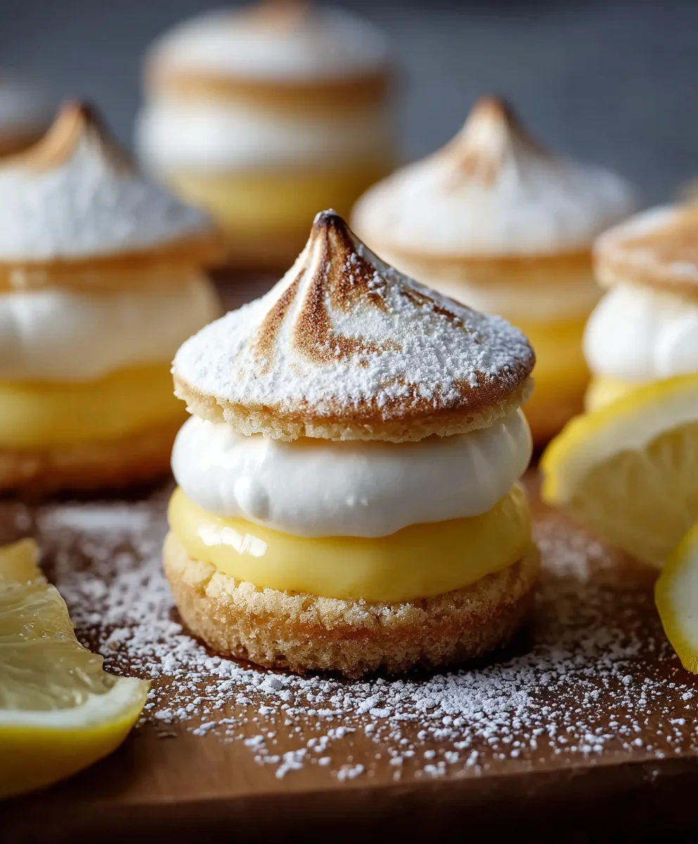 Zitronen-Baiser-Käseküchlein: Saftig, leicht & lecker!