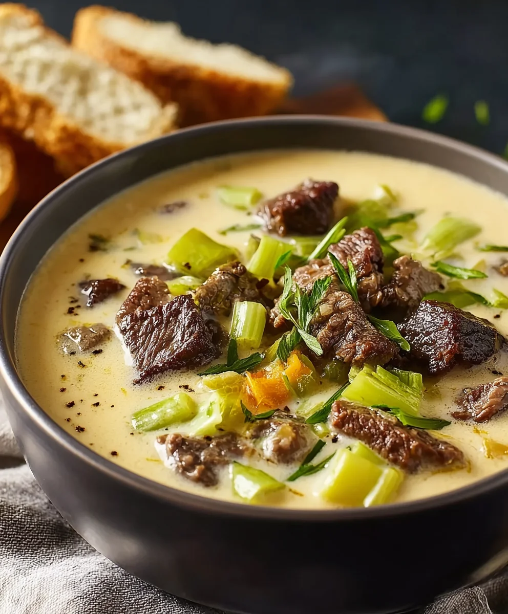 Herzhafte Cheesesteak Suppe – Einfach & Lecker