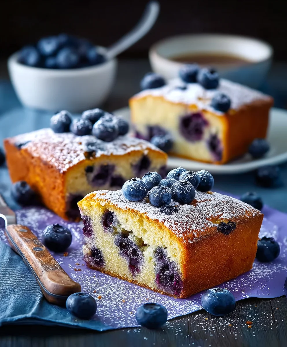 Heidelbeer-non-alcoholic beer Kastenkuchen: Saftiger Genuss!