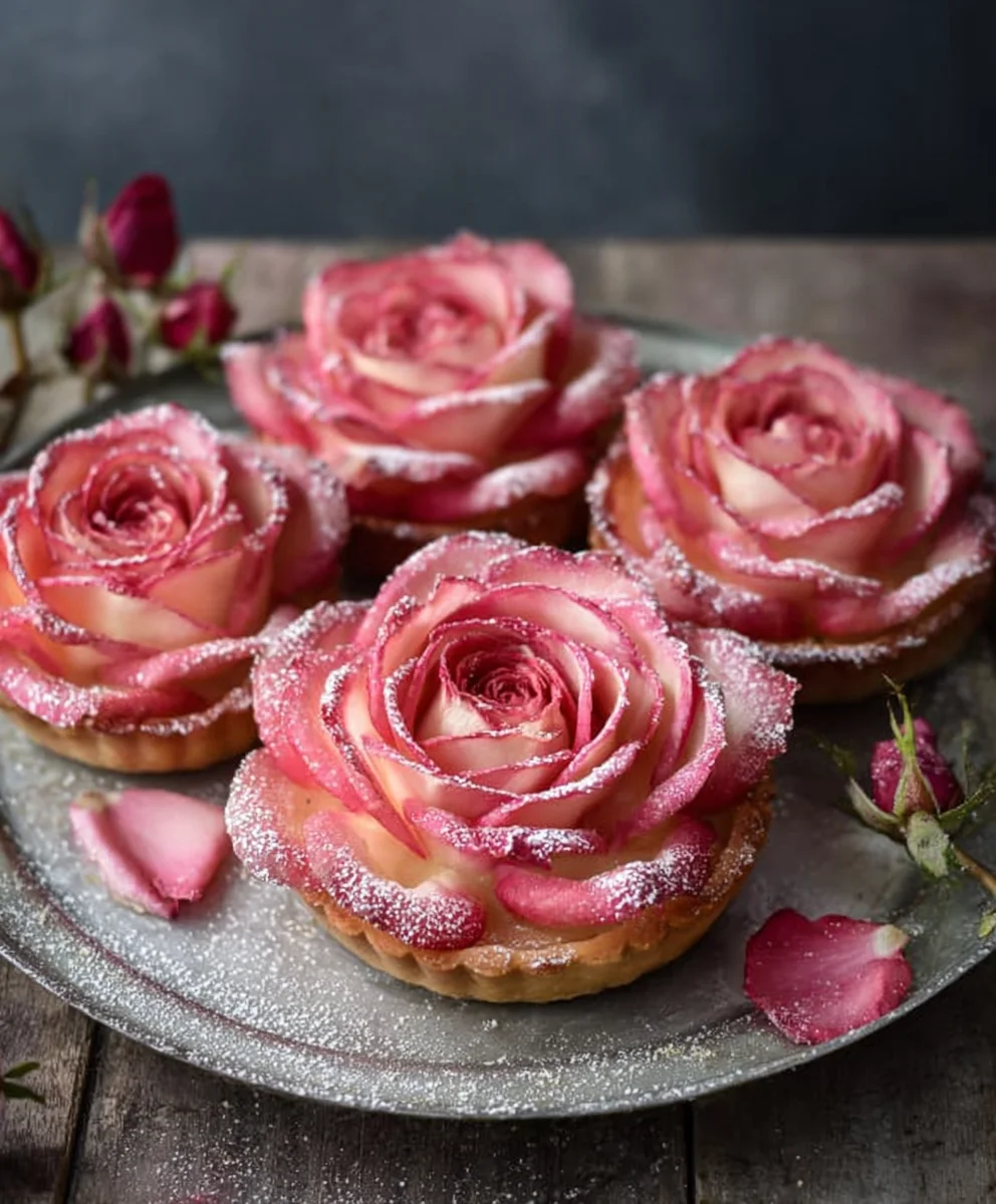 Tarte Bouquet de Roses: Einfaches & blumiges Rezept