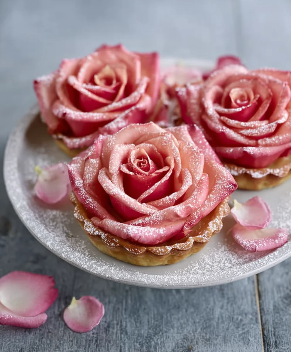 Tarte Bouquet de Roses: Einfaches & blumiges Rezept