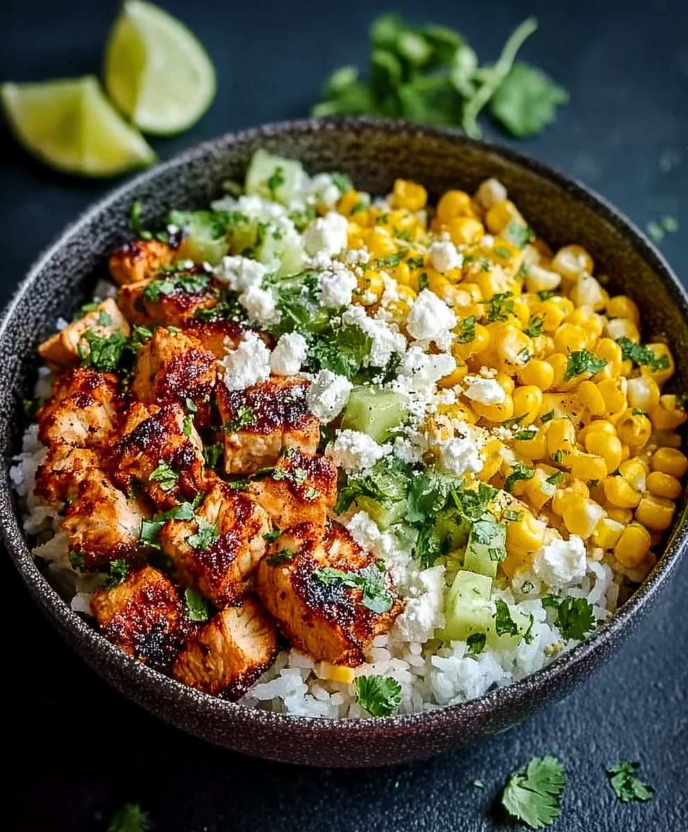 Street Corn Hähnchen Reis Bowl: Schnelles & Leckeres Rezept
