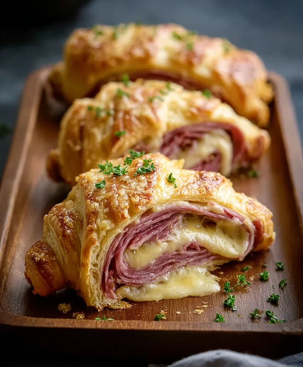 Reuben-Röllchen: Herzhafte Rindfleisch-Rollen, einfach & lecker