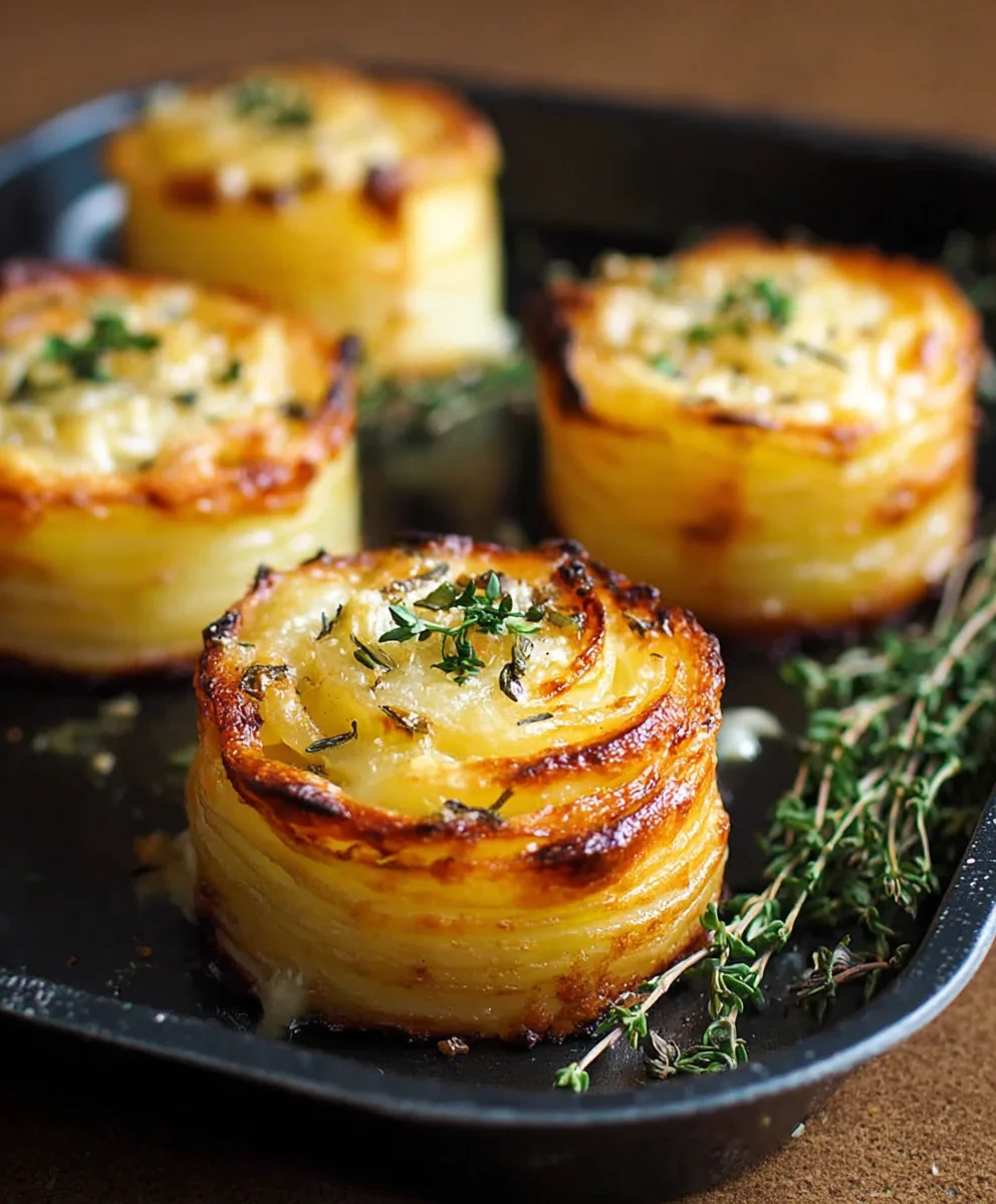 Käsige Kartoffeltürmchen: Einfach & Lecker