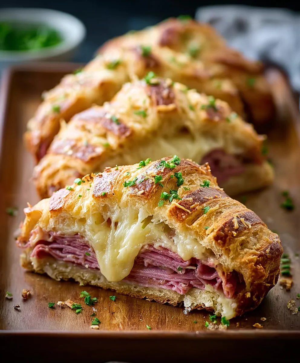 Reuben-Röllchen: Herzhafte Rindfleisch-Rollen, einfach & lecker