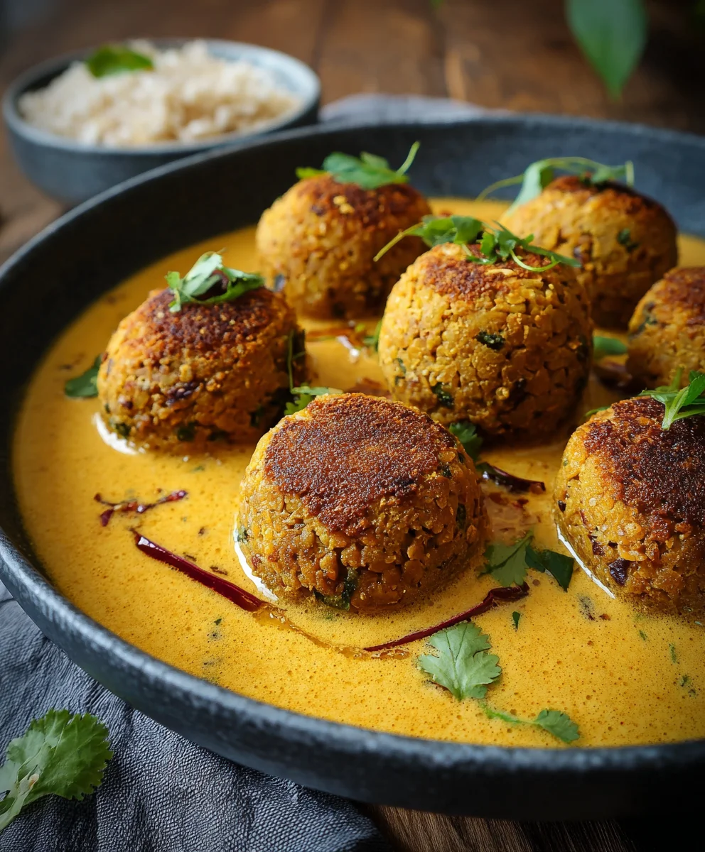 Vegane Linsenknödel Curry: Einfach & Lecker