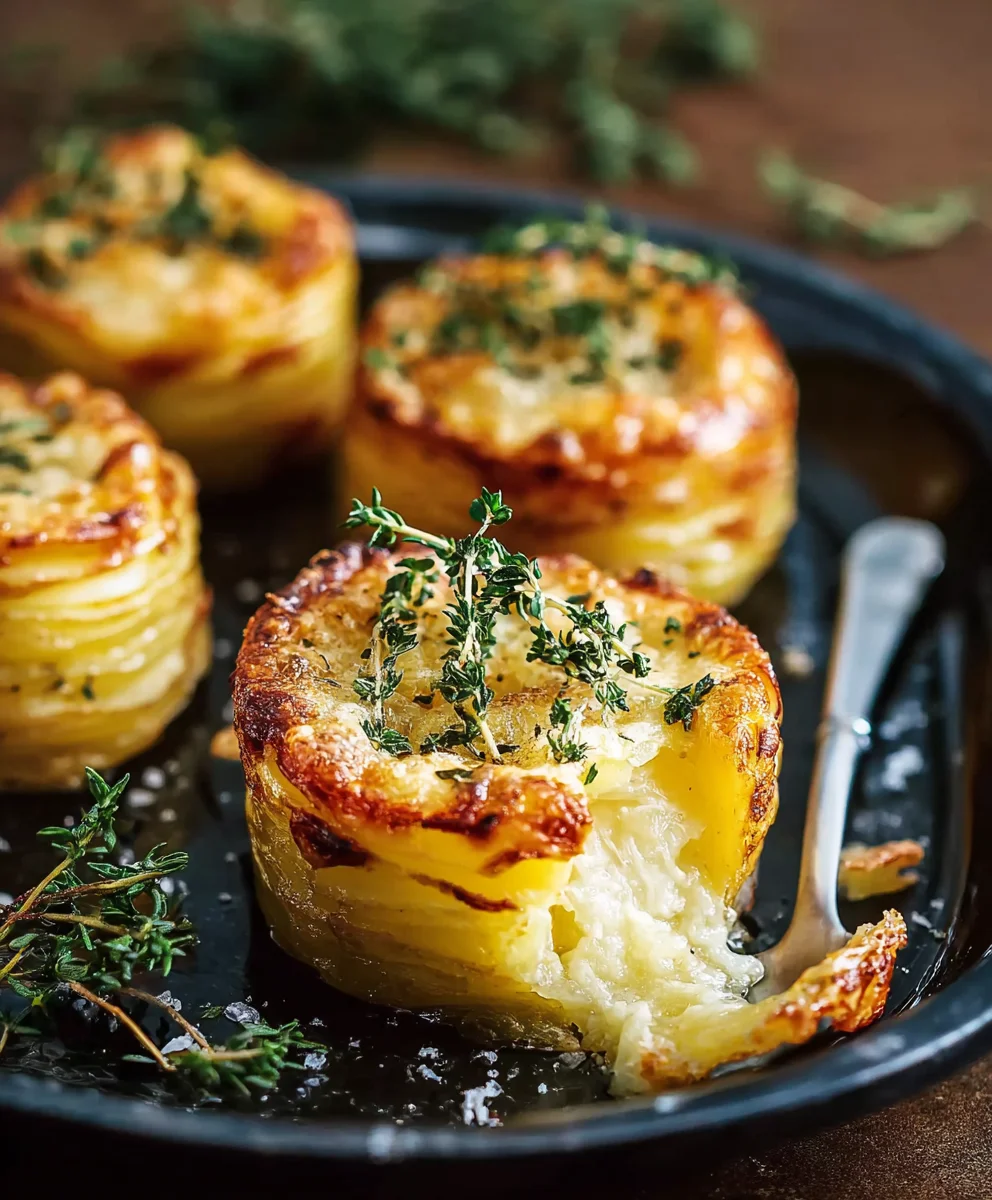 Käsige Kartoffeltürmchen: Einfach & Lecker