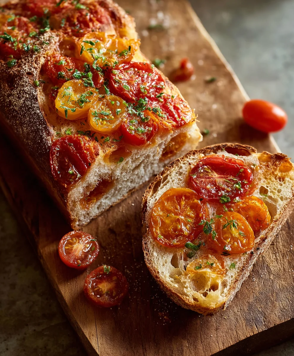 Warmes Tomatenbrot mit Kräutern: Schnell & Lecker