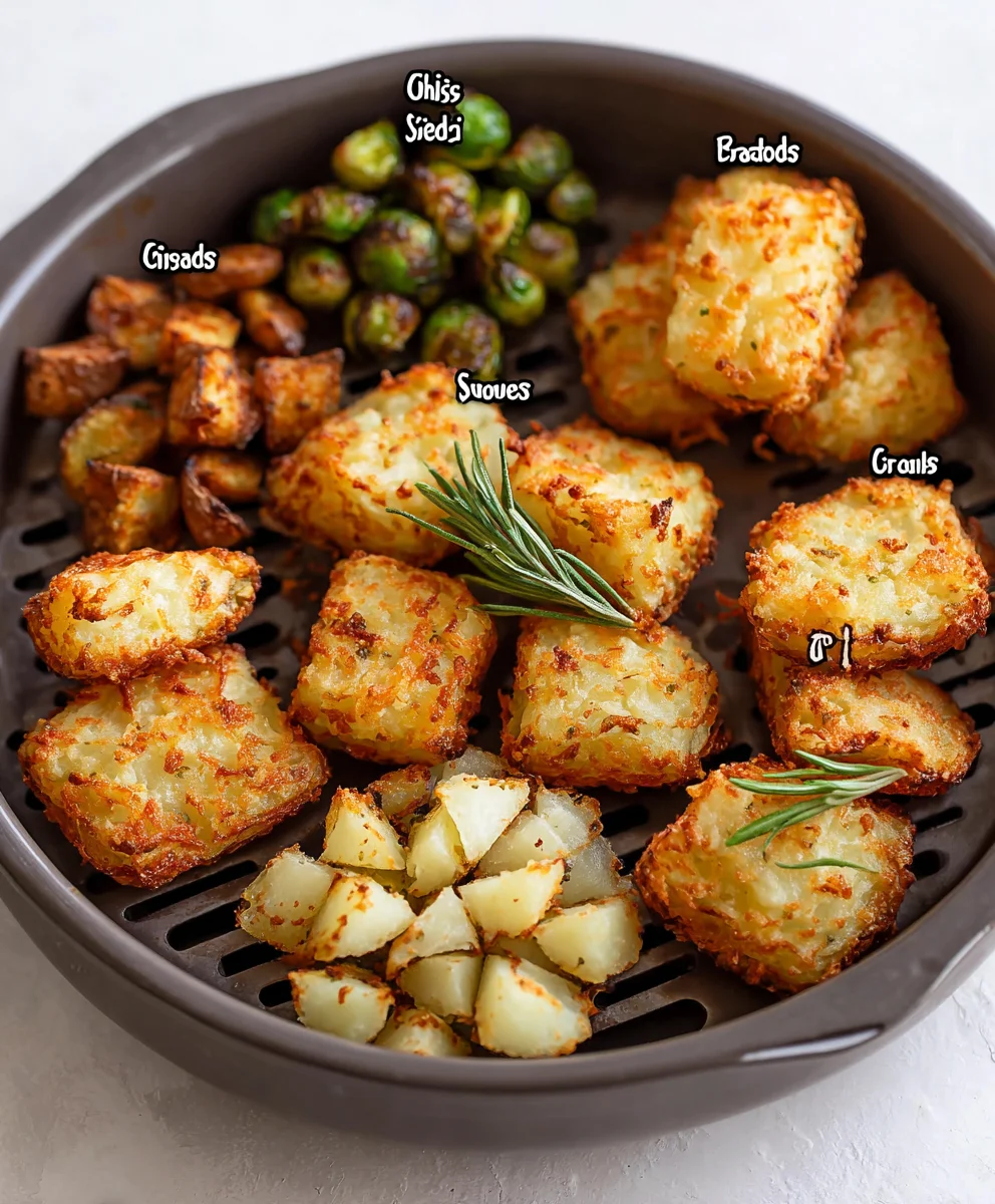 6x Heißluftfritteusen Beilagen Rezepte (Vegan)