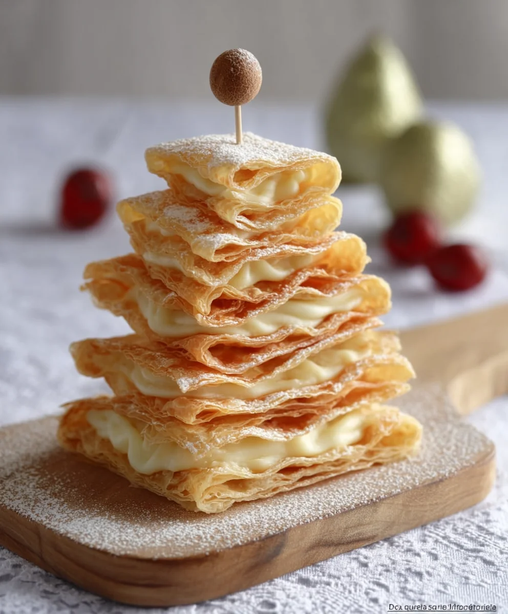 Blätterteig-Tannenbaum: Einfaches Rezept (Segnaposto)