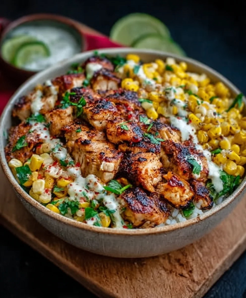 Street Corn Hähnchen Reis Bowl: Ultimatives Rezept für