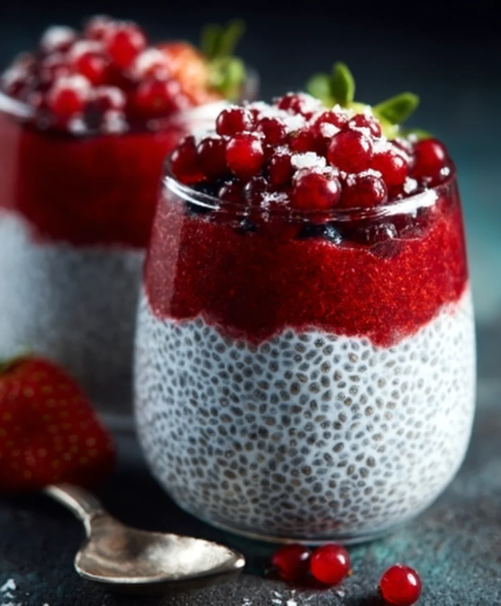 Skyr Chia Pudding mit Non-Alcoholic Beeren: Genussvoll & Alkoholfrei