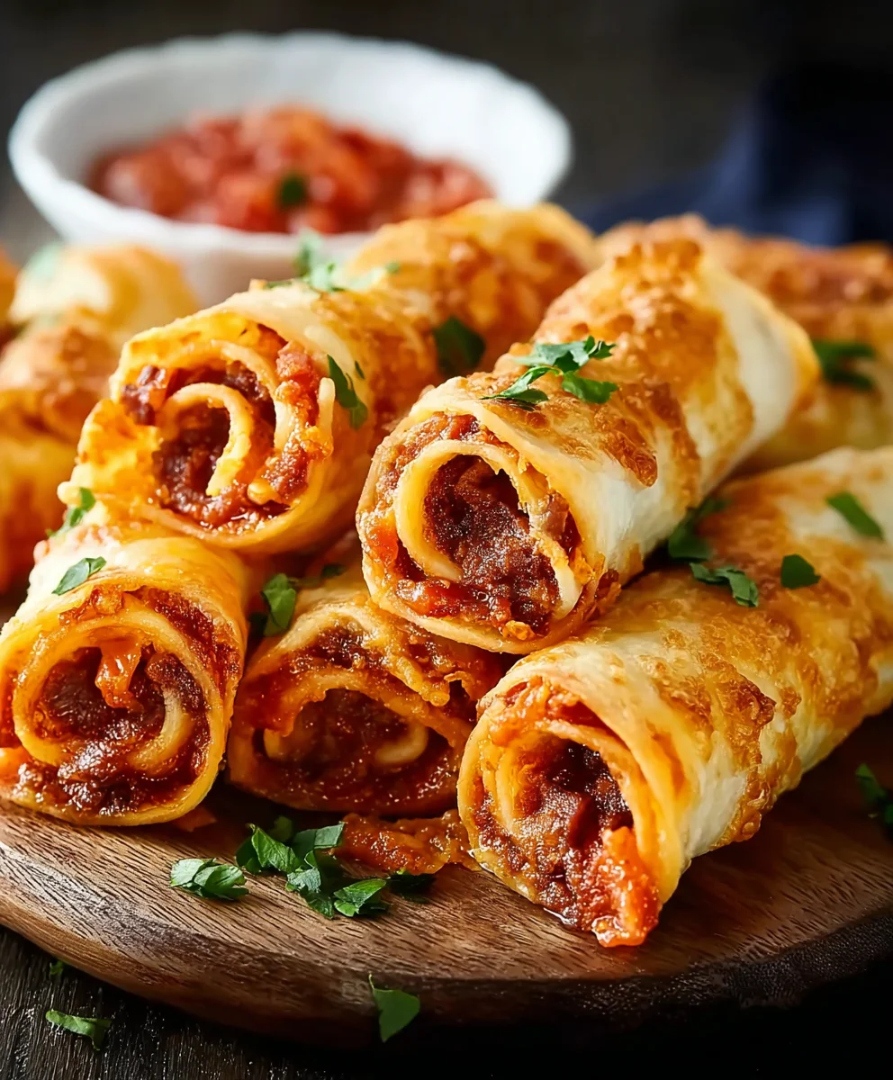 Doritos Beef-Pizza-Röllchen: Lecker & Schnell