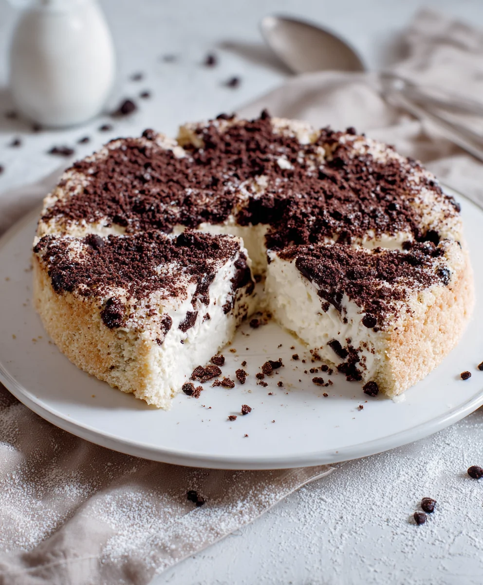 Sbriciolata: Einfacher Ricotta-Schoko-Kuchen (ohne Backen)