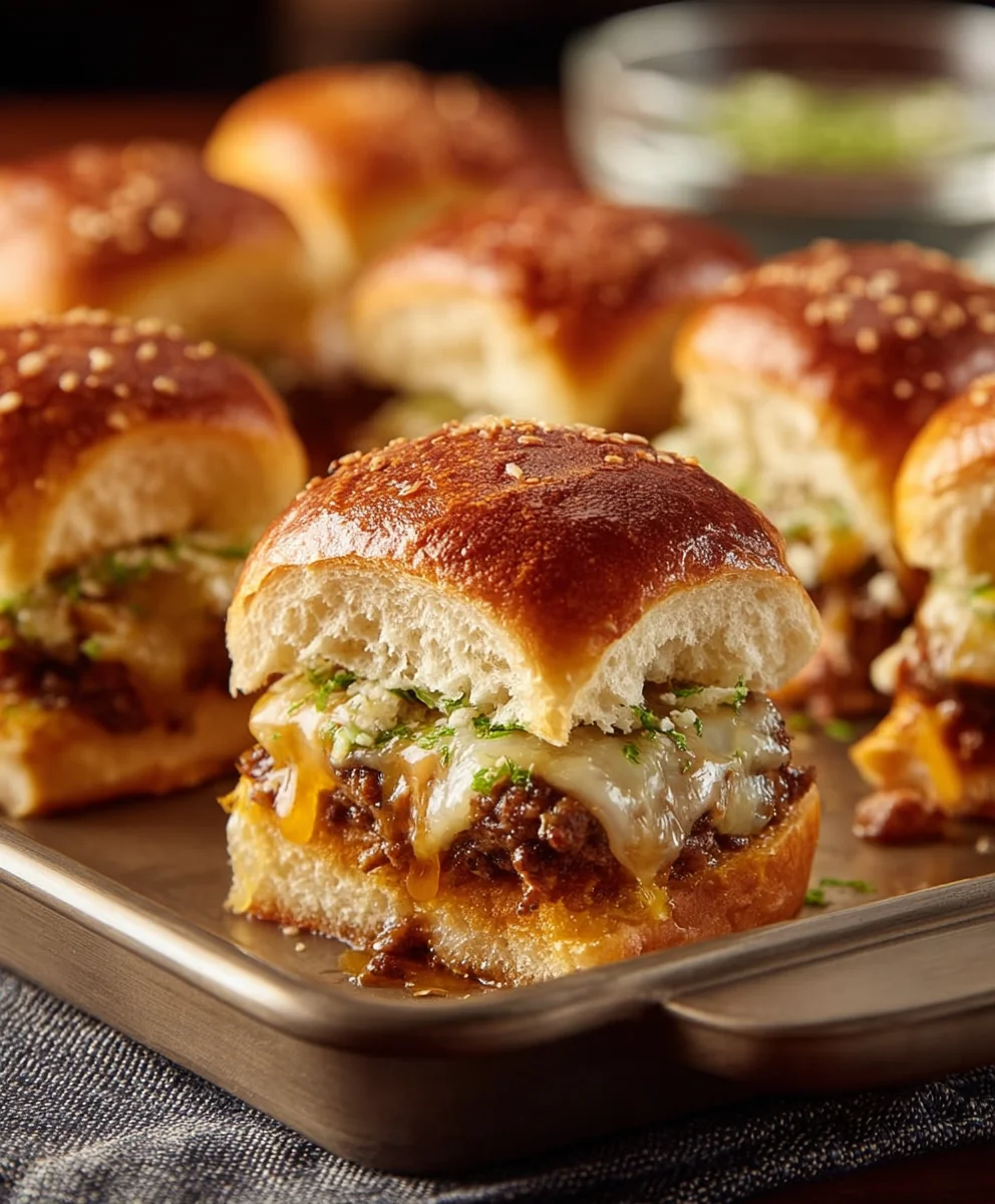 Saftige Party-Slider: Einfaches Rinderhack-Rezept