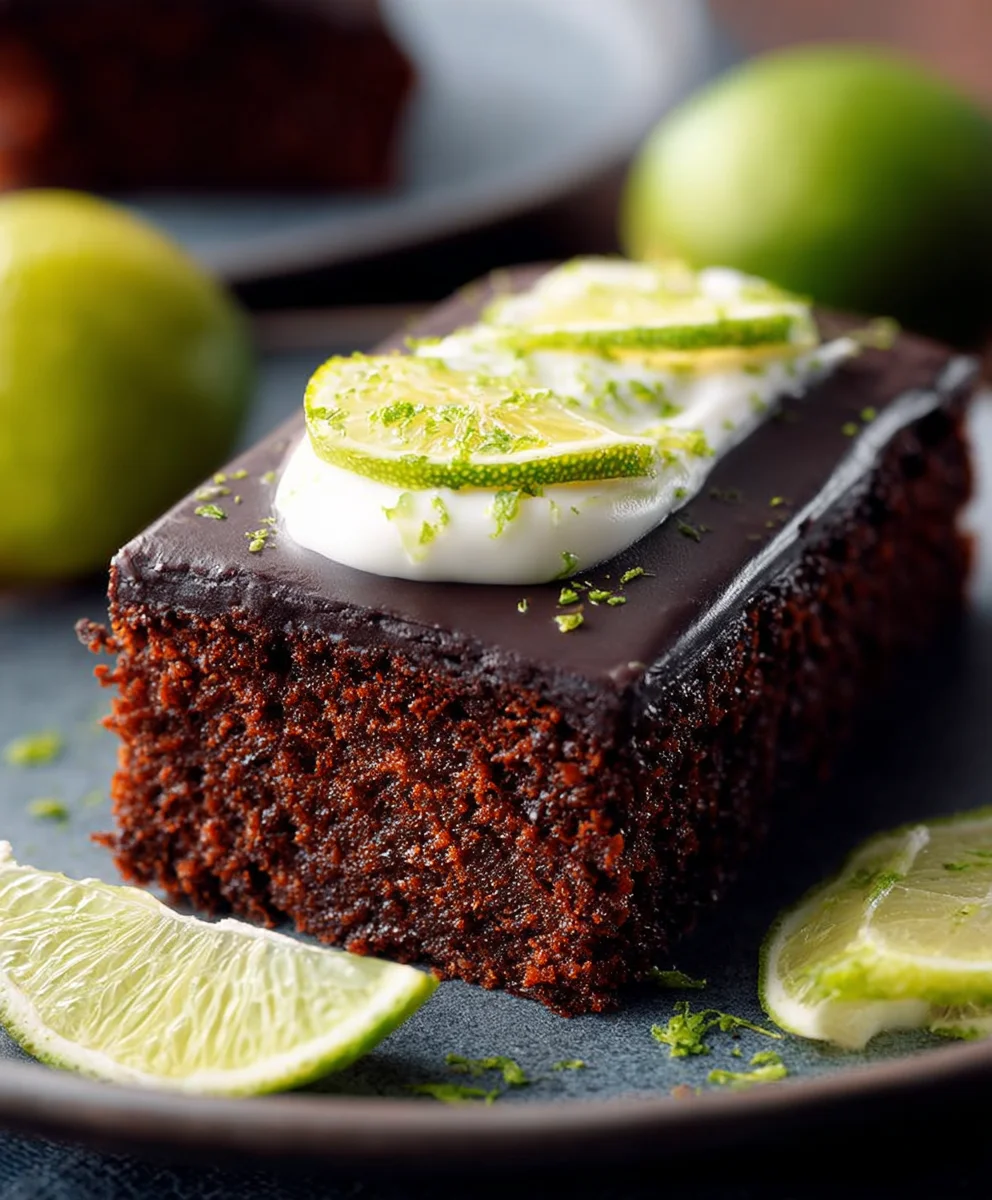 Schoko-Limetten-Schnitten: Saftig & Lecker!