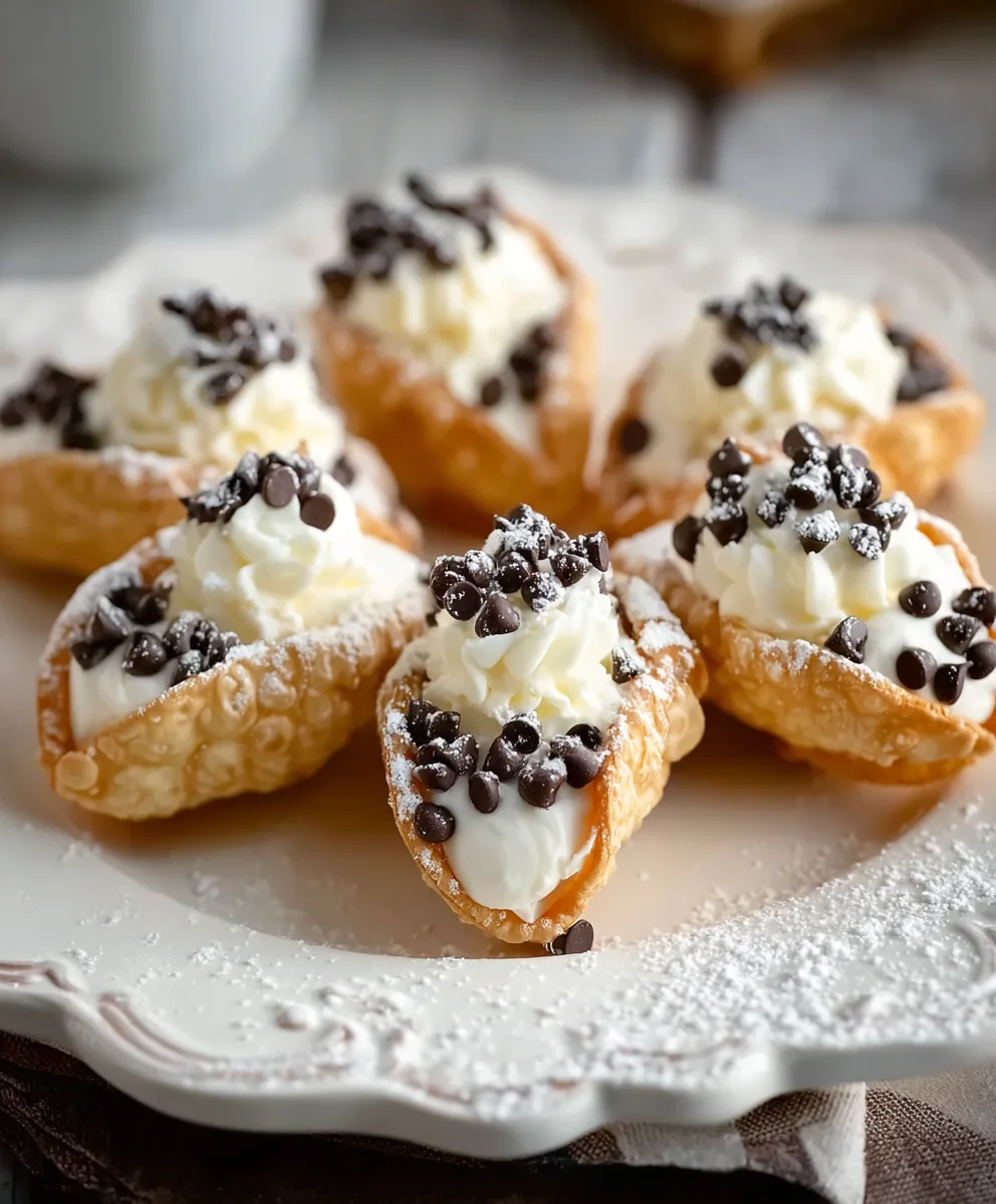 Cannoli-Häppchen: Einfach & Köstlich!