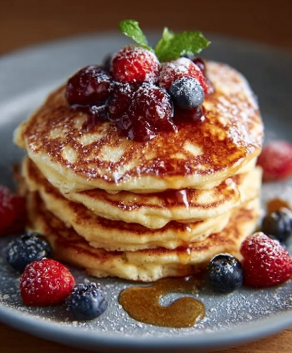Zuckerfreie Quark-Haferflocken Pancakes: Ultimativ & Lecker