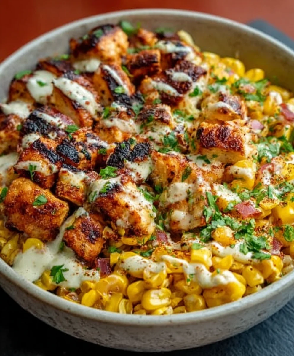 Street Corn Hähnchen Reis Bowl: Ultimatives Rezept für