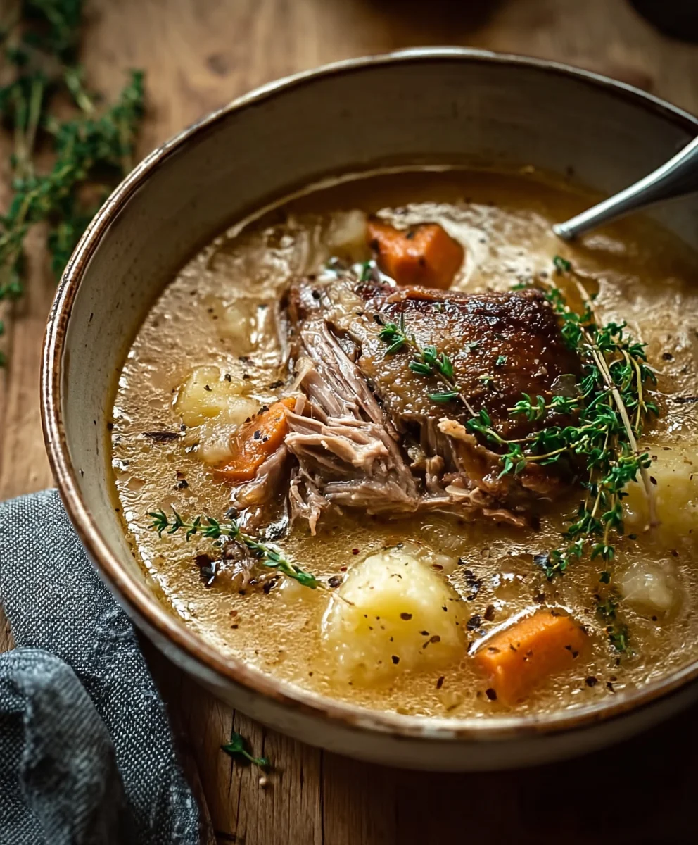 Französische Zwiebelsuppe: Rinderrippen & herzhaft
