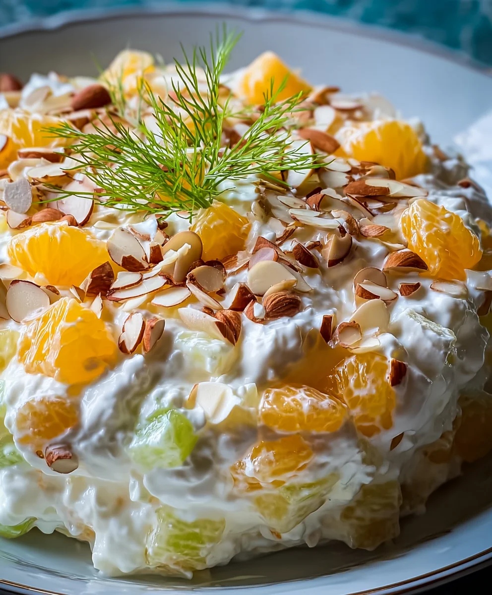 Köstlicher Ambrosia-Salat: Festlicher Genuss für deine Feier