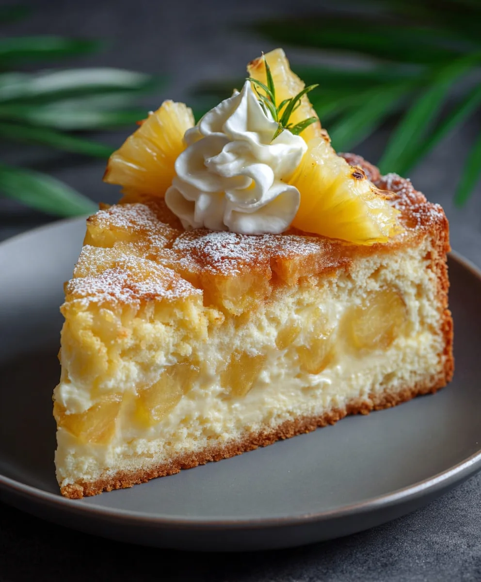 Saftiger Ananas-Sahne-Kuchen: Einfaches Rezept