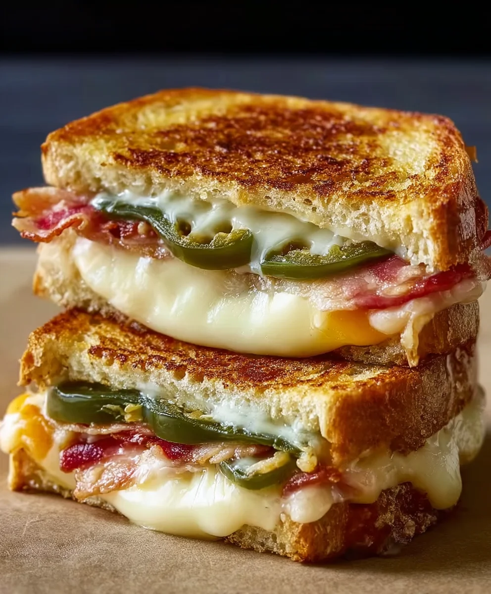 Würziges Jalapeño-Käse-Sandwich Rezept | Schnell & Lecker